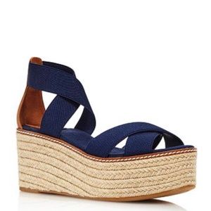 Blue high wedges  Frieda  “Tory burch”